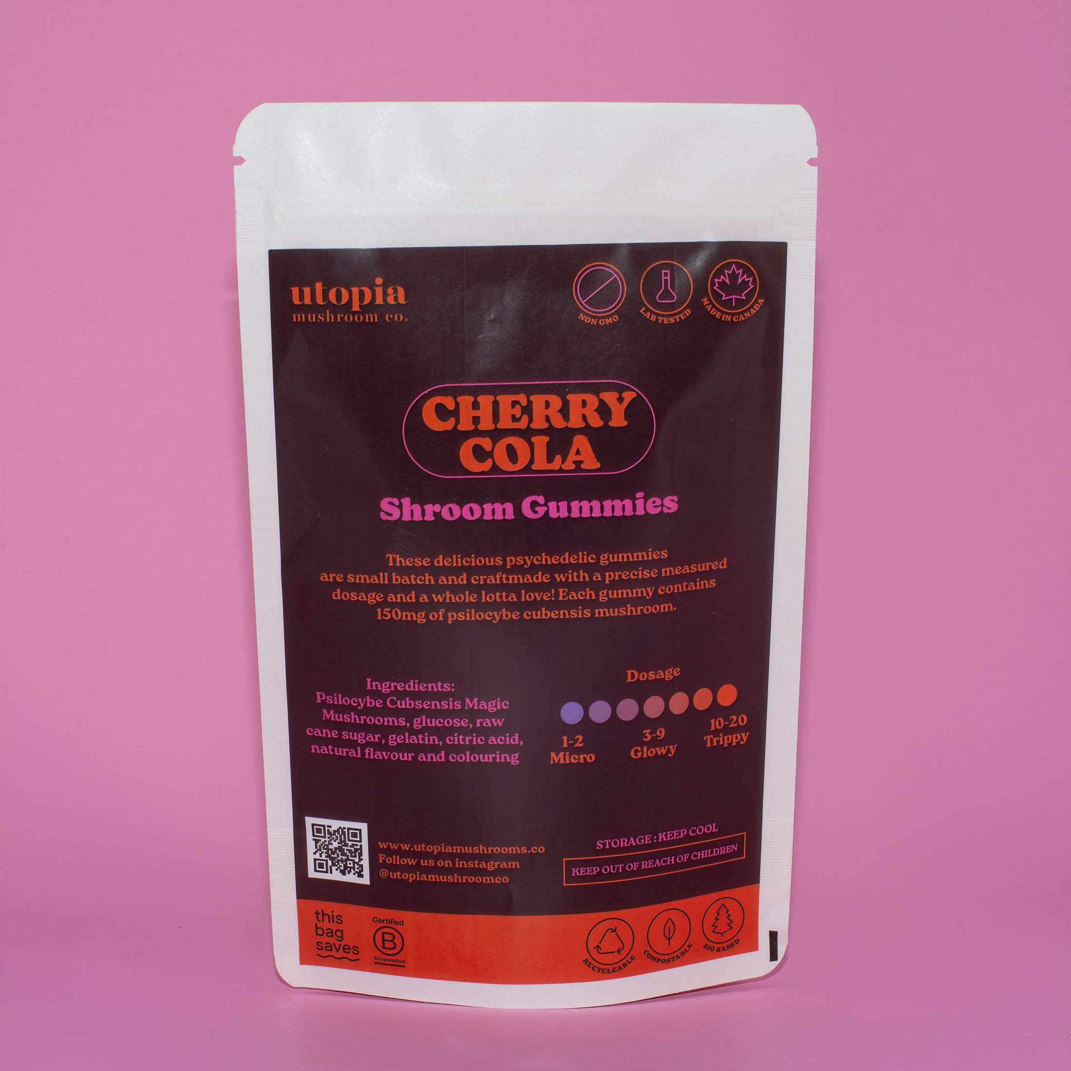Cherry Cola Shroom Gummies (150mg per / 3000mg total) Cherry Cola Shroom Gummies (150mg per / 3000mg total) - Image 4