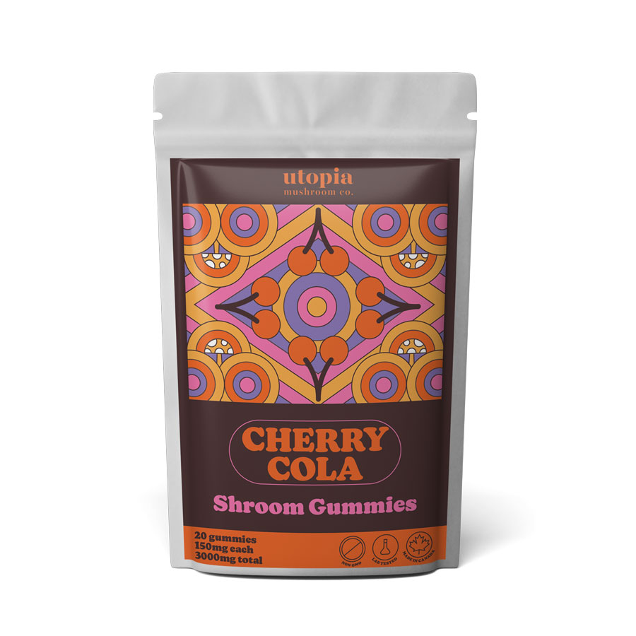 Cherry Cola Shroom Gummies (150mg per / 3000mg total)