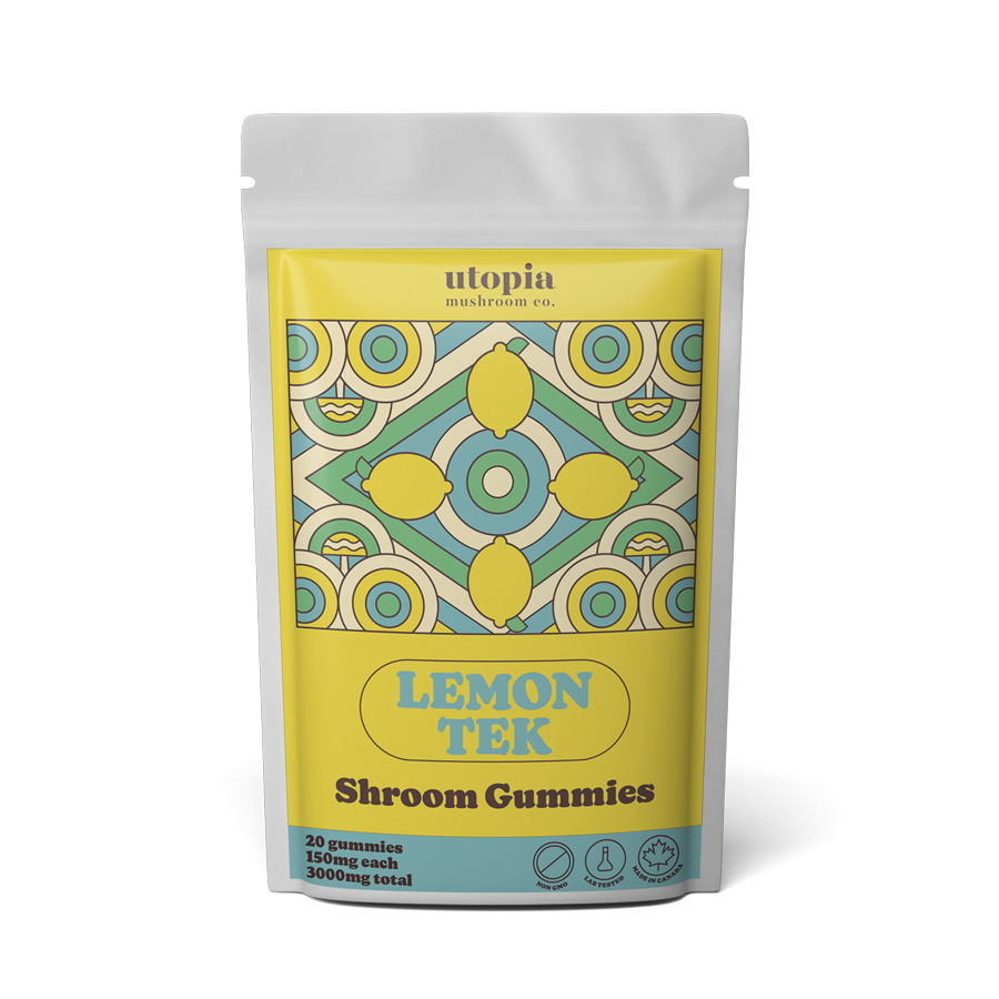 Lemon Tek Shroom Gummies (150mg each / 3000mg total)