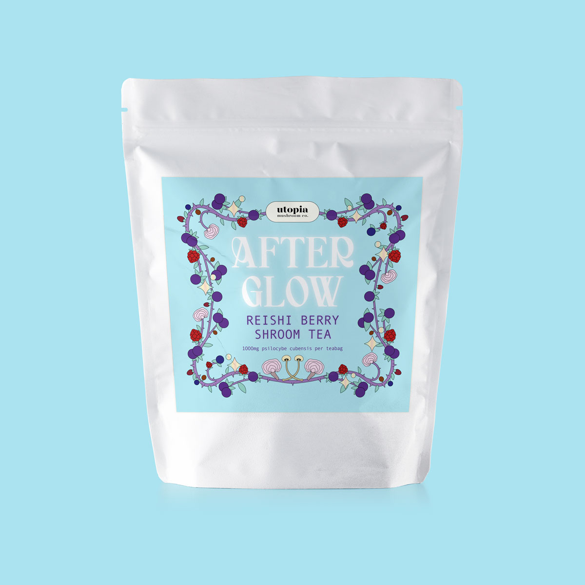 Afterglow Reishi-Berry Shroom Tea (1000mg per)